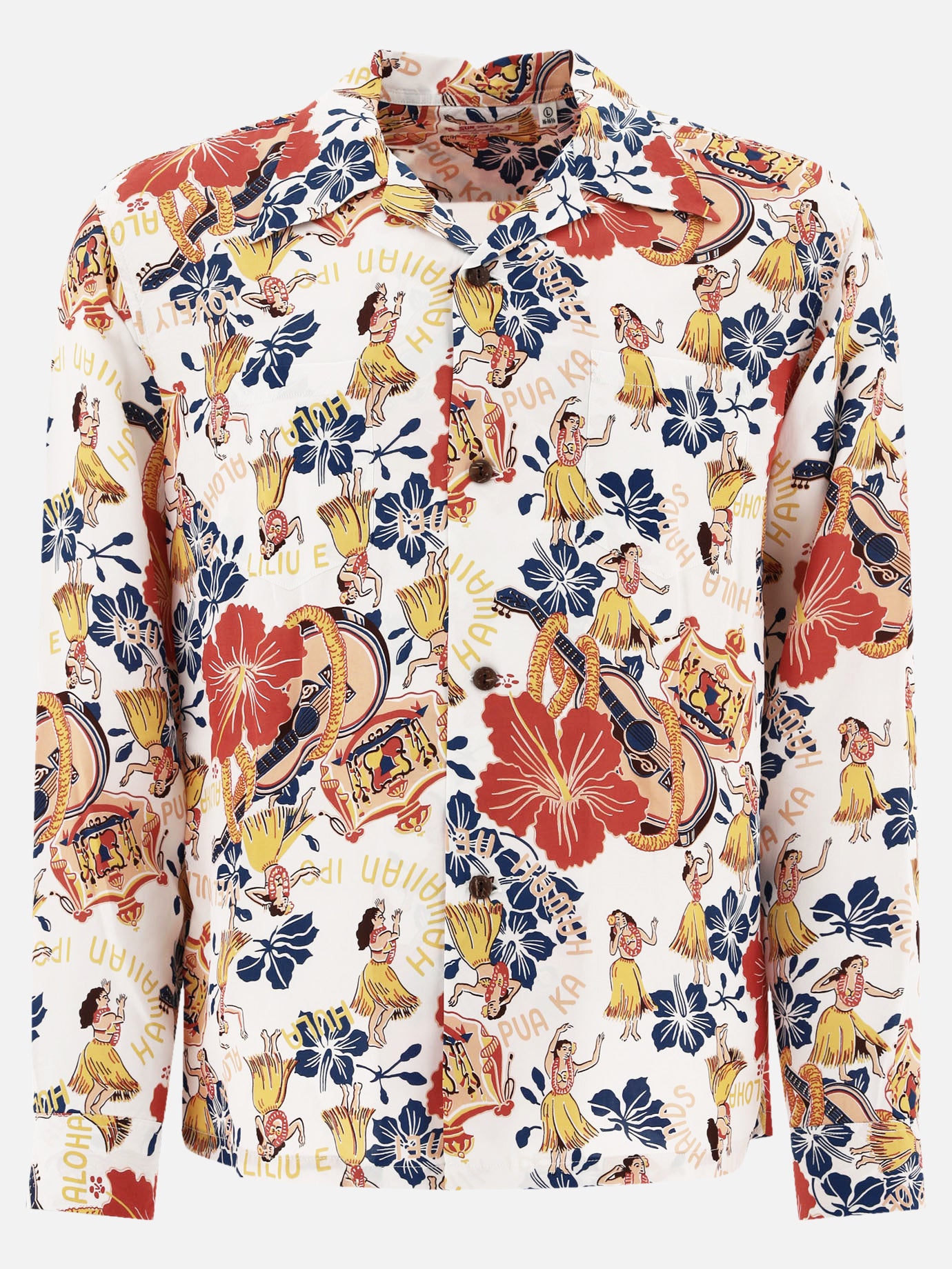 Sun Surf "Lovely Hula Hands" shirt 18034881_XL White 1