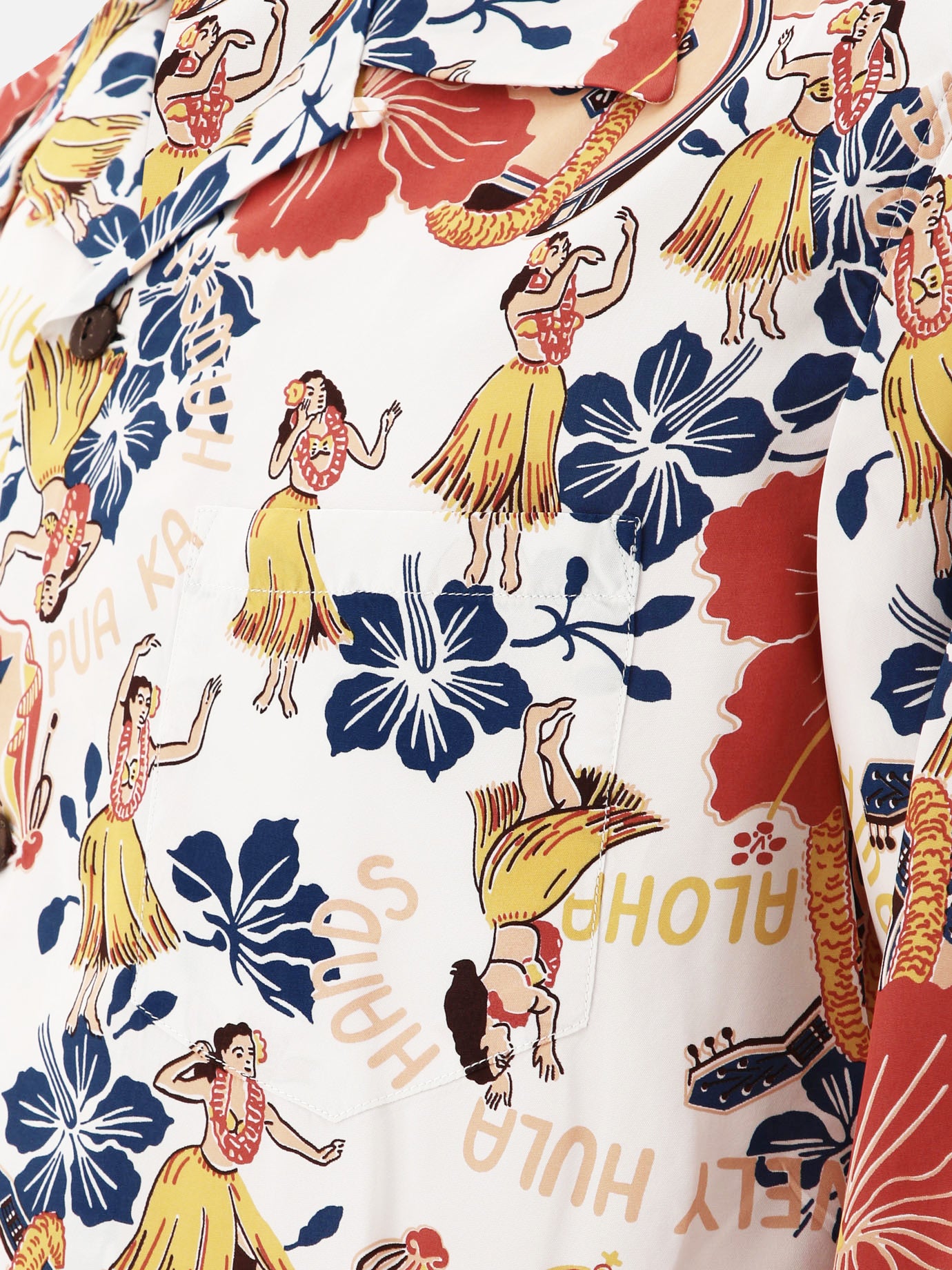 Sun Surf "Lovely Hula Hands" shirt 18034881_XL White 4