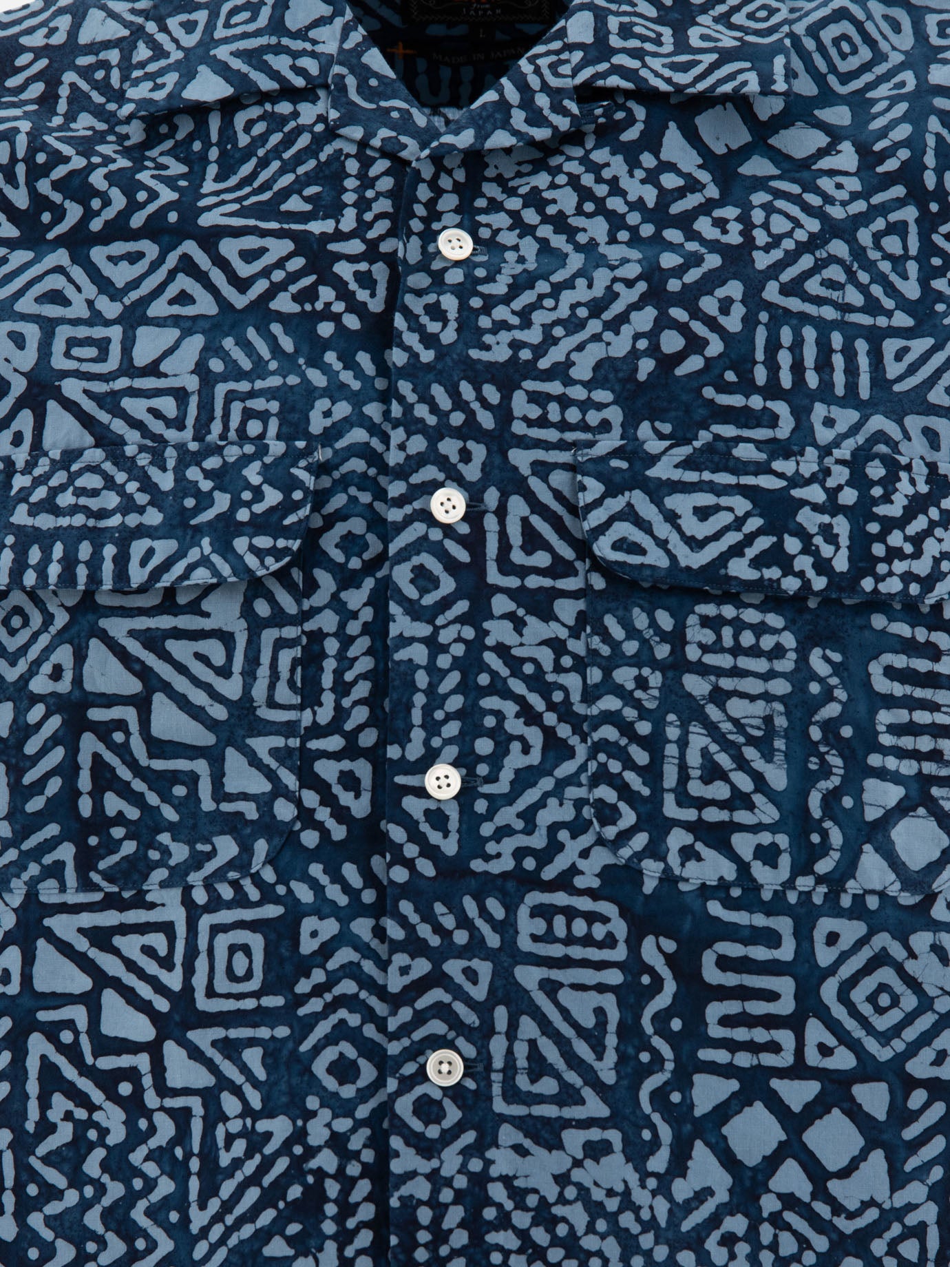Beams Plus Camicia con stampa 13043542_M Blue 3