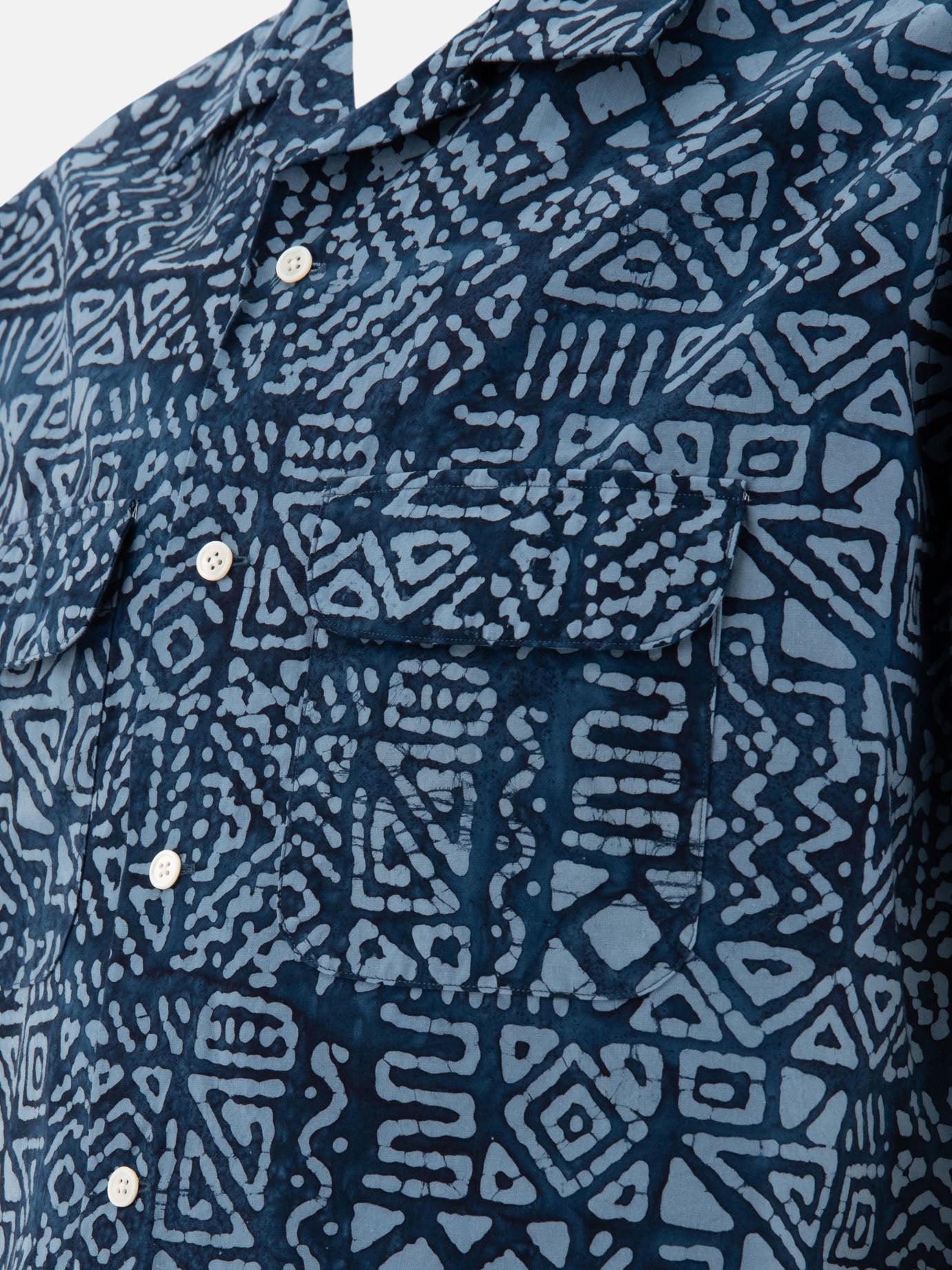 Beams Plus Camicia con stampa 13043542_M Blue 4