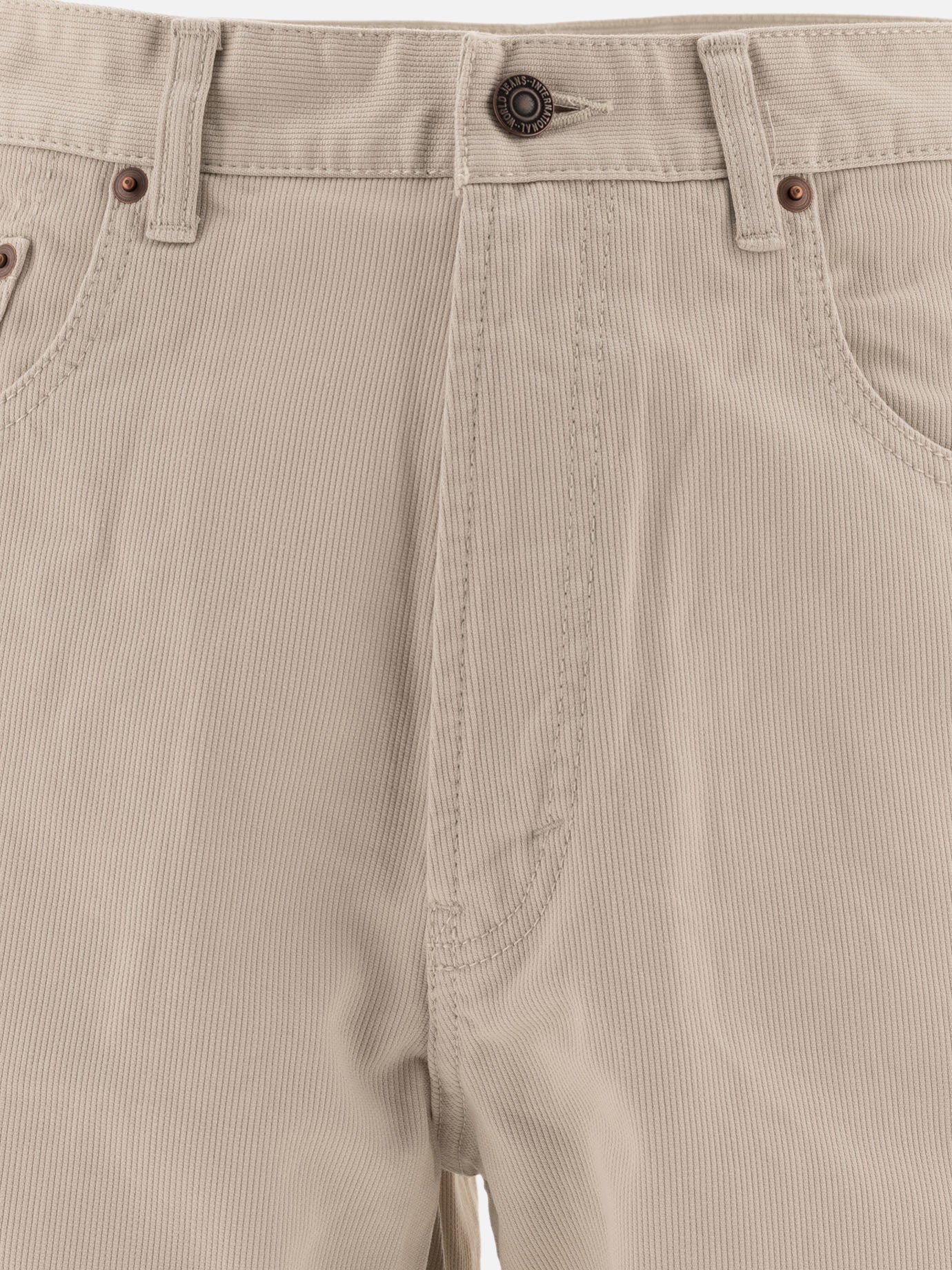 Beams Plus Short in Piqué 19094179_S Beige 3