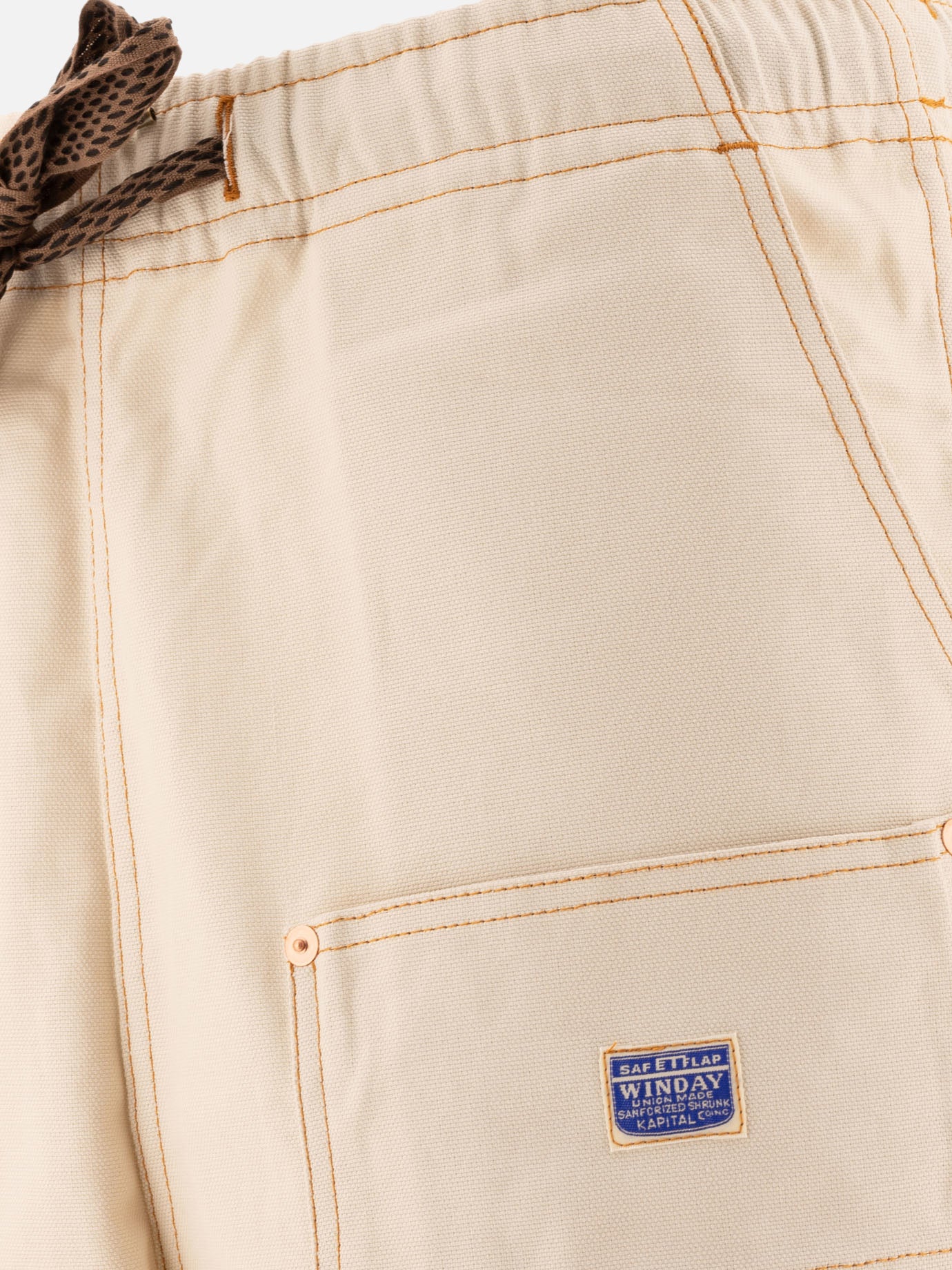 KAPITAL Short "W-Knee" 12354610_2 Beige 4