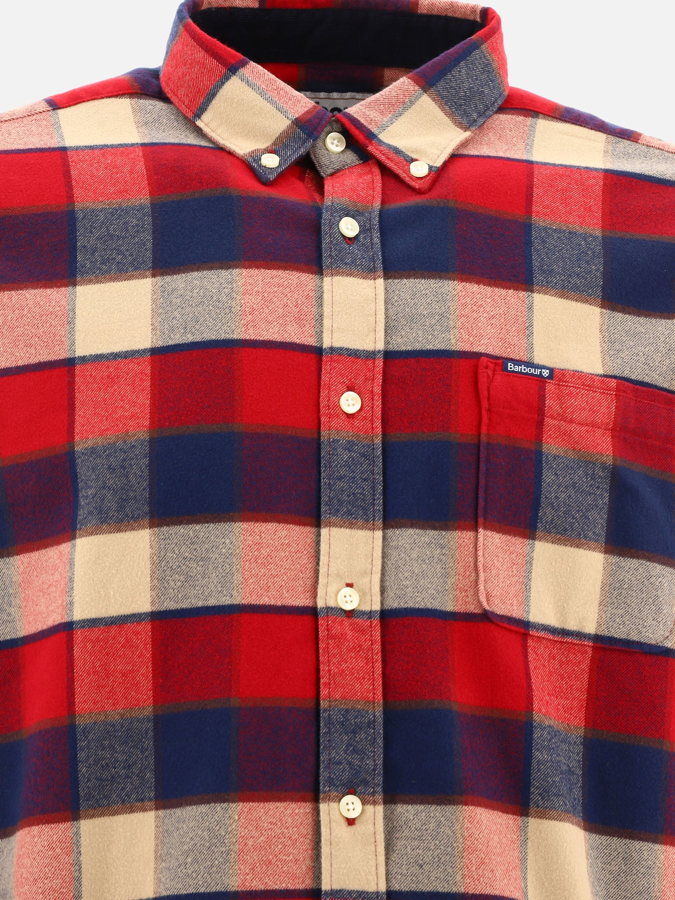 Barbour Camicia "Barbour Valley" 19547060_M Rosso 3