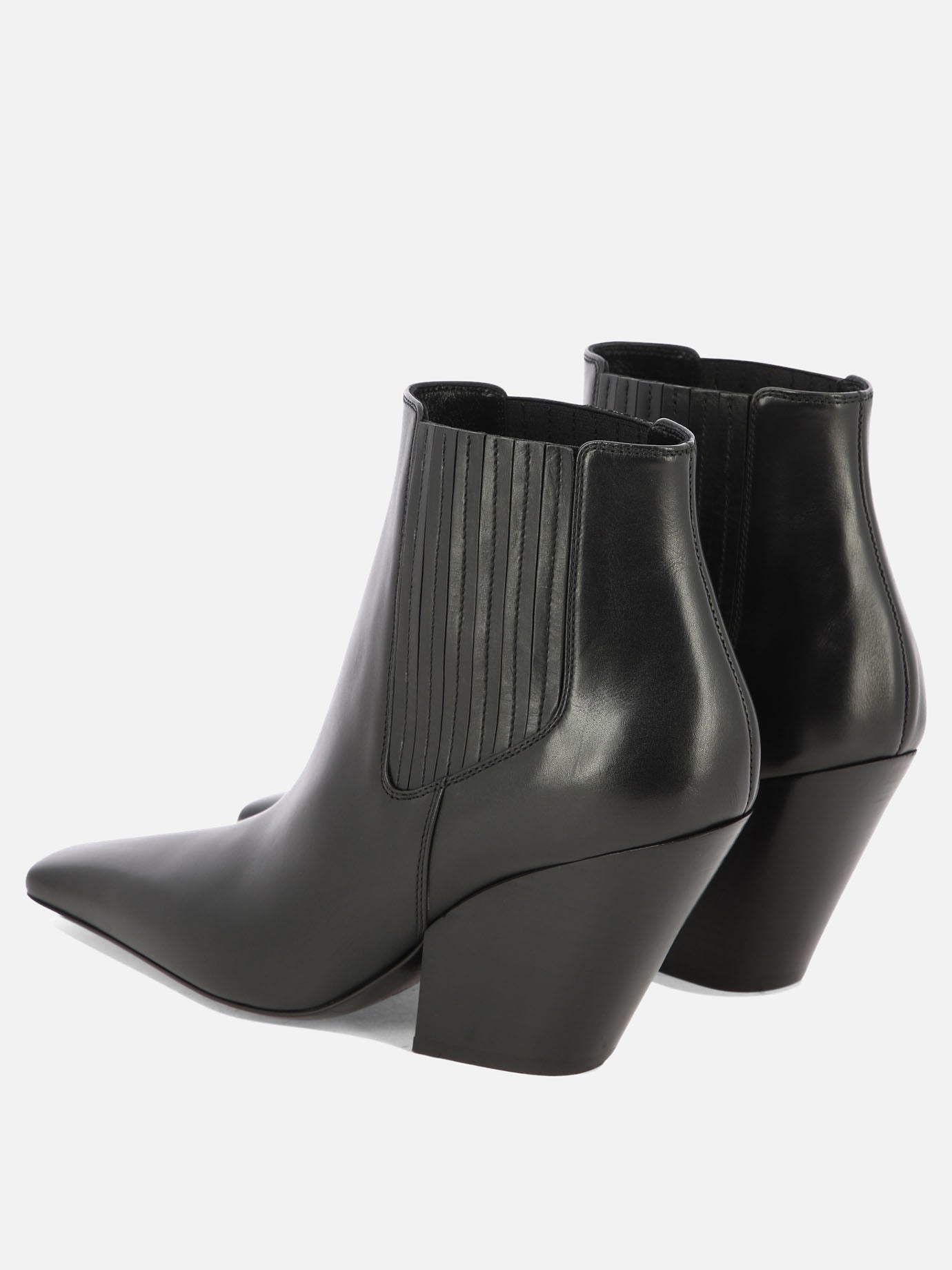 Casadei "Love" ankle boots 16107629_36 Black 4