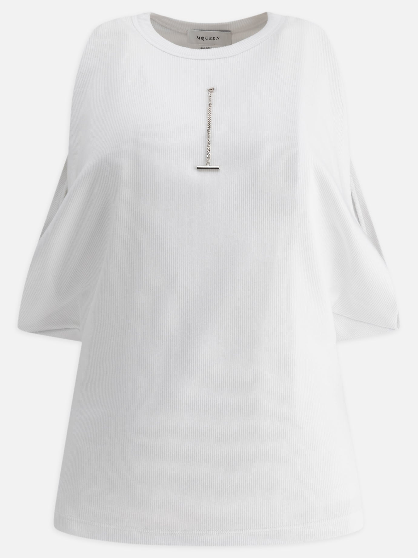 Alexander McQueen Ribbed top 11163762_40 White 1
