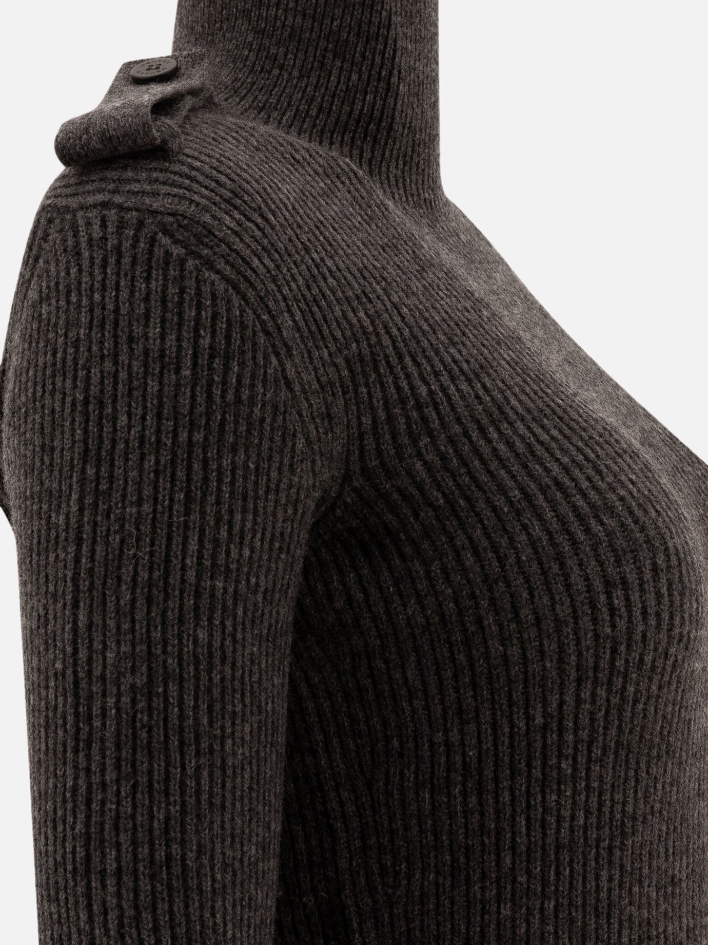 Alexander McQueen Miniabito in maglia a coste 14418574_M Grey 4