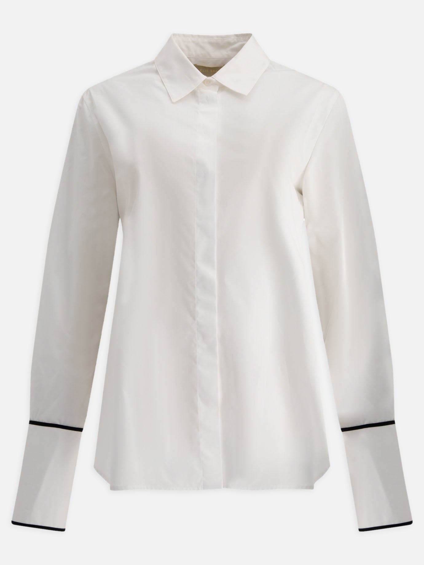 Elie Saab Camicia con profili a contrasto 19070453_36 White 1
