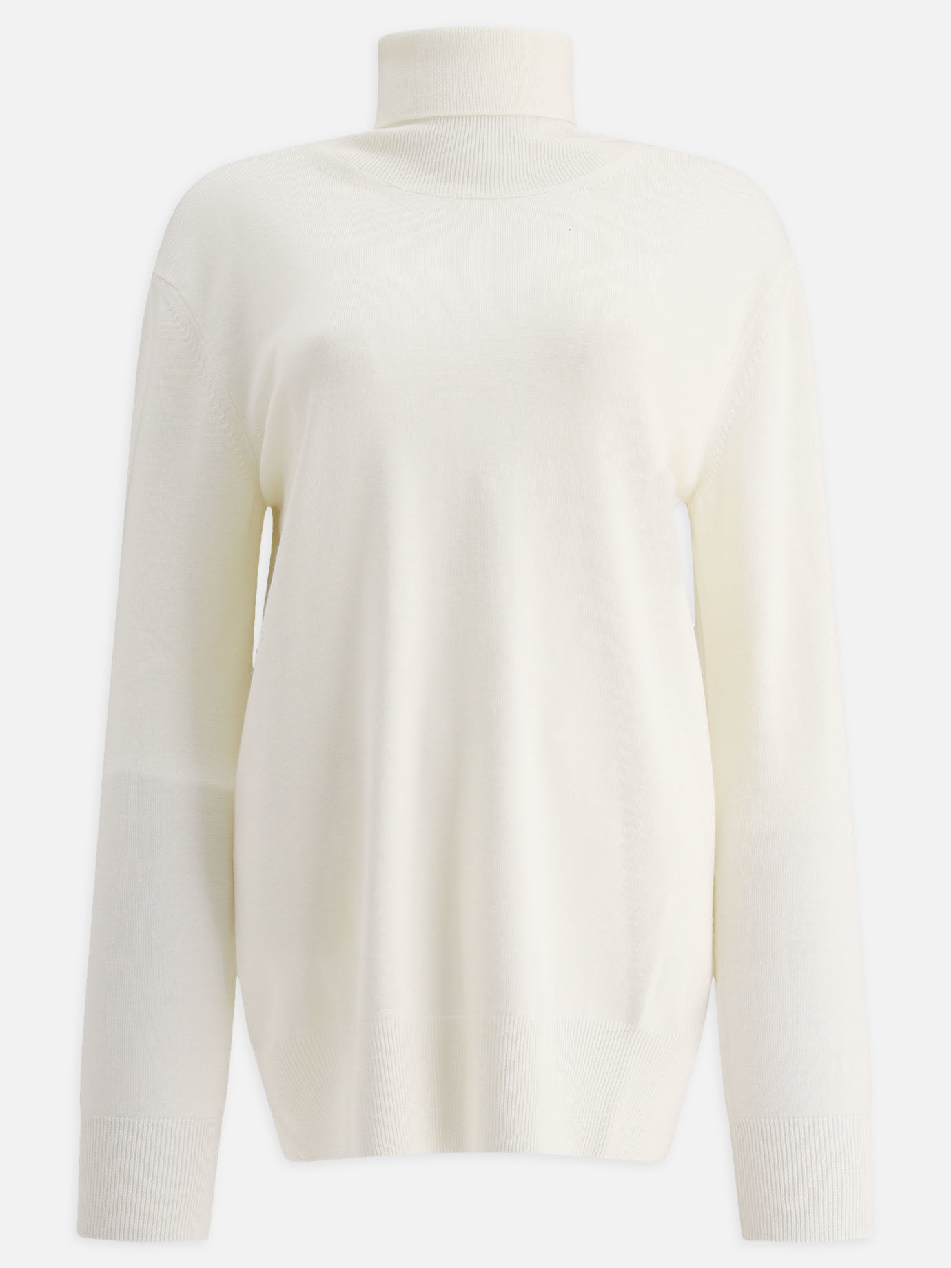 Jil Sander Maglione a collo alto leggero 18450595_34 White 1