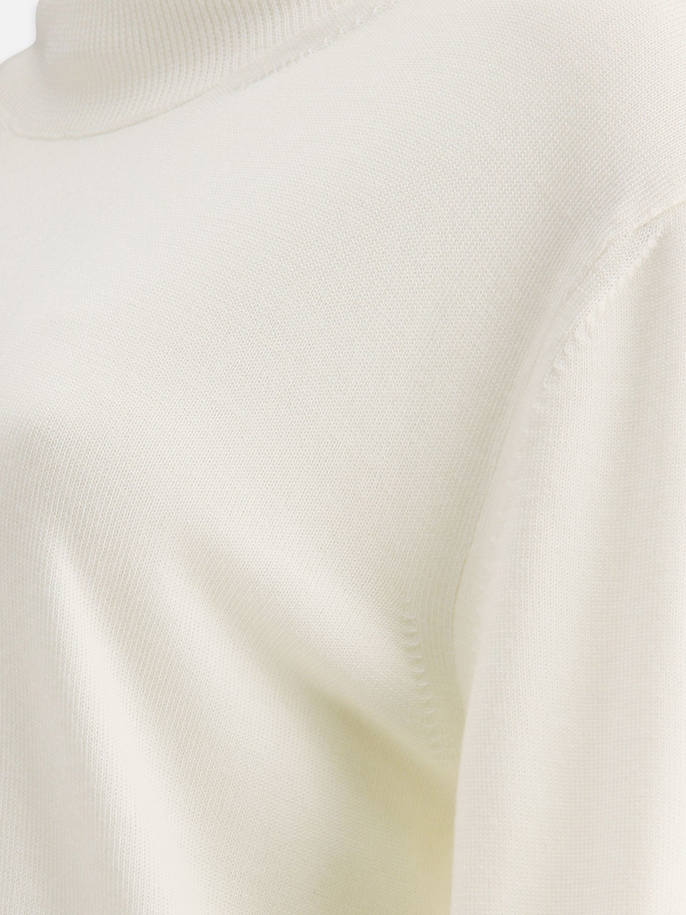 Jil Sander Maglione a collo alto leggero 18450595_34 White 4