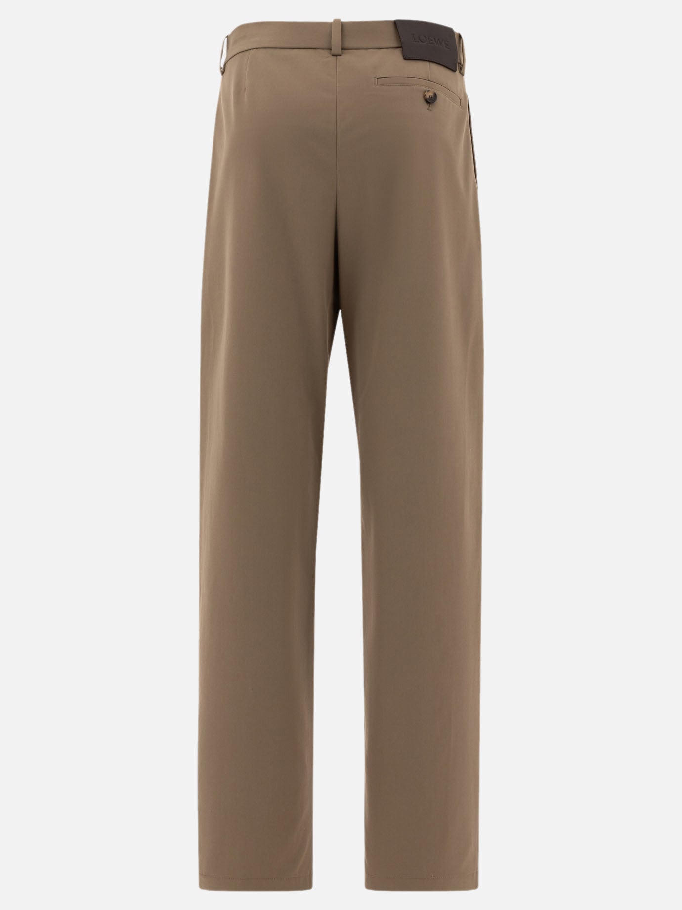 Loewe Cotton and silk trousers 14763493_36 Green 2