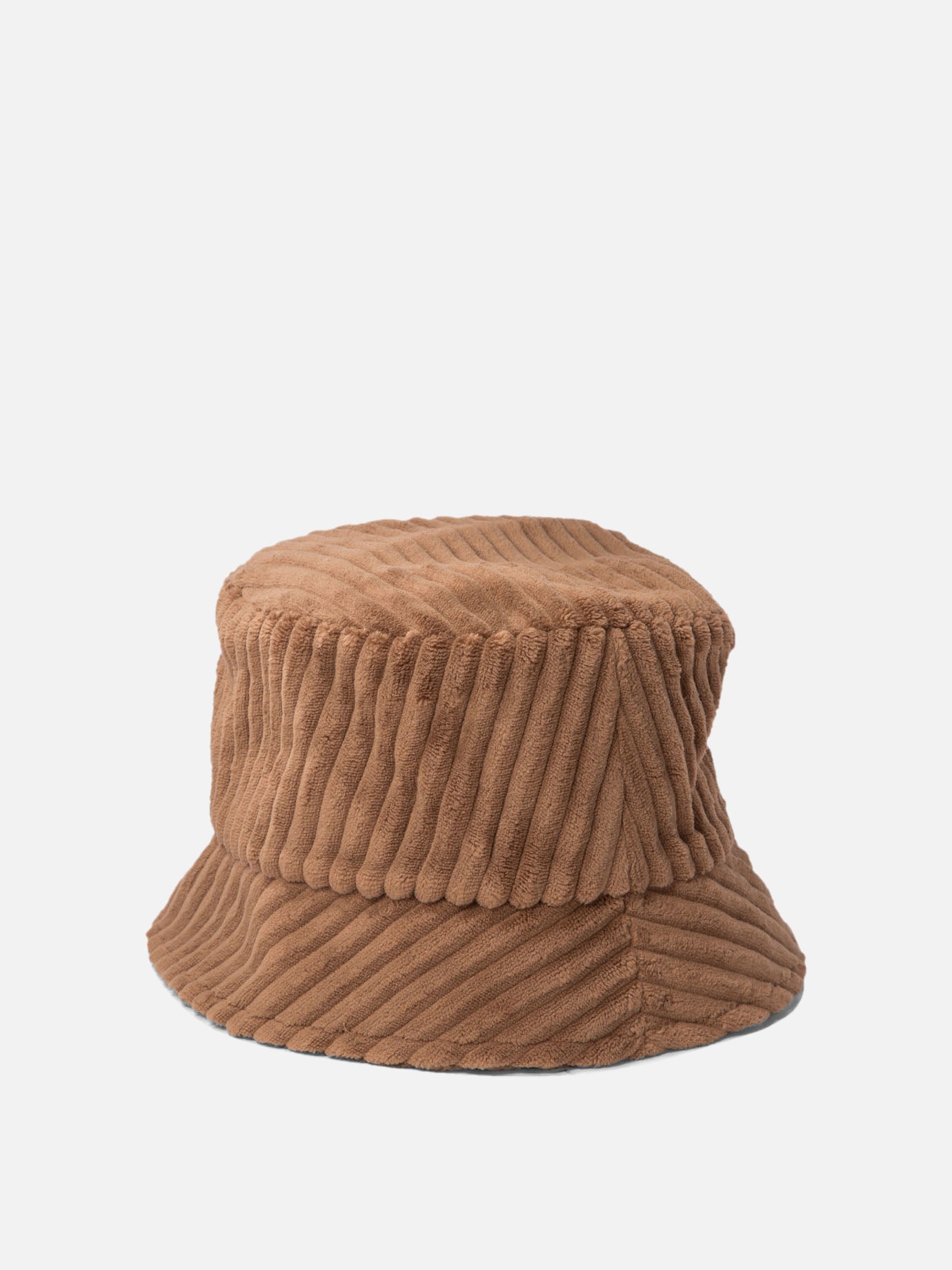 Moncler Bucket in velluto a coste 12132712_M Brown 3