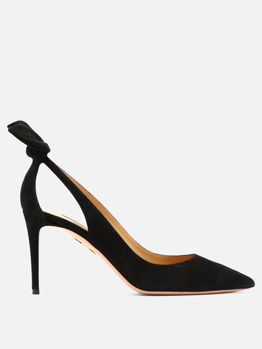 Pumps 100% suede - 100% leather  Black - Aquazzura Women | PLP | VIETTI Online Store 
