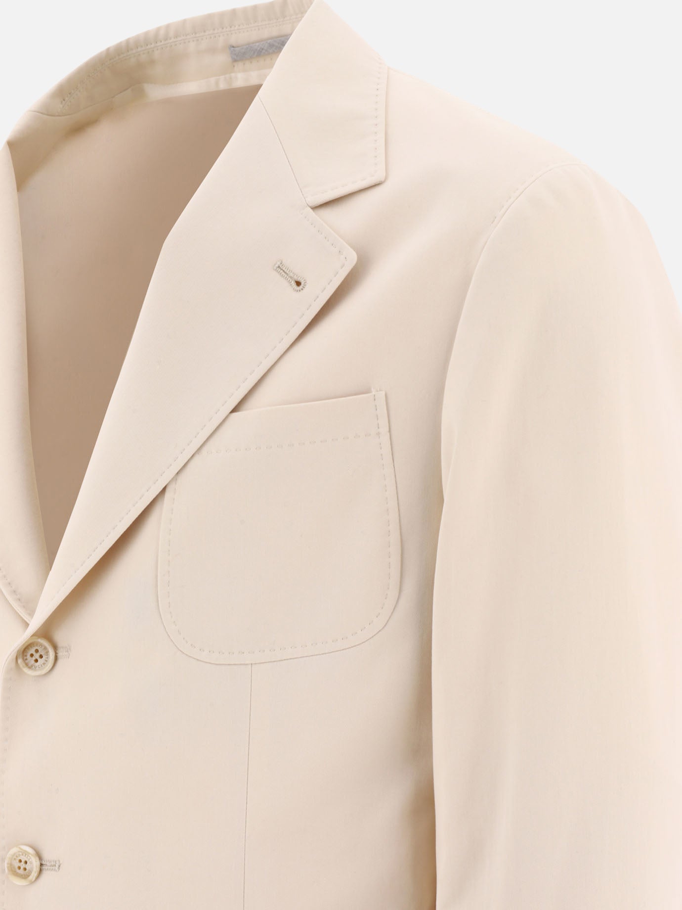 Blazers 95% cotton 4% cashemere 1% elastane  Beige - Brunello Cucinelli Men | PDP | VIETTI Online Store | thumbnail_4