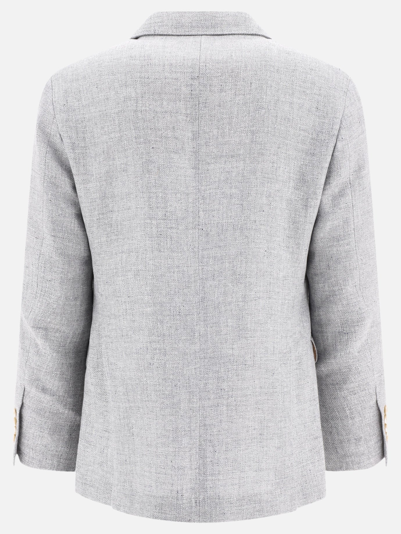 Blazers 70% linen 24% wool 2% silk  Grey - Brunello Cucinelli Men | PDP | VIETTI Online Store | Zoom-Modal_2
