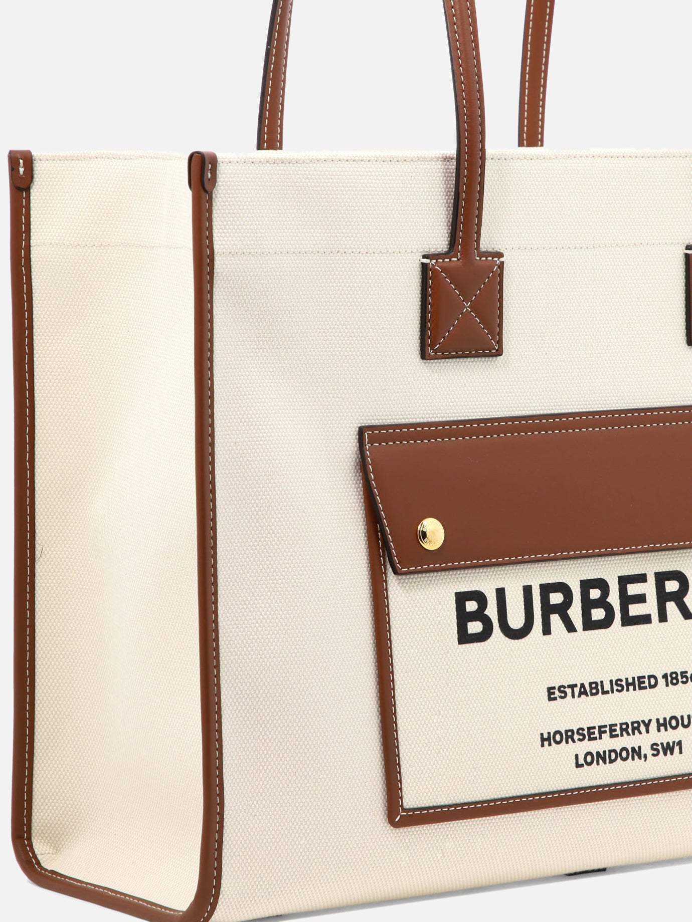 Large bags 100% cotton  Beige - Burberry Women | PDP | VIETTI Online Store | thumbnail_4