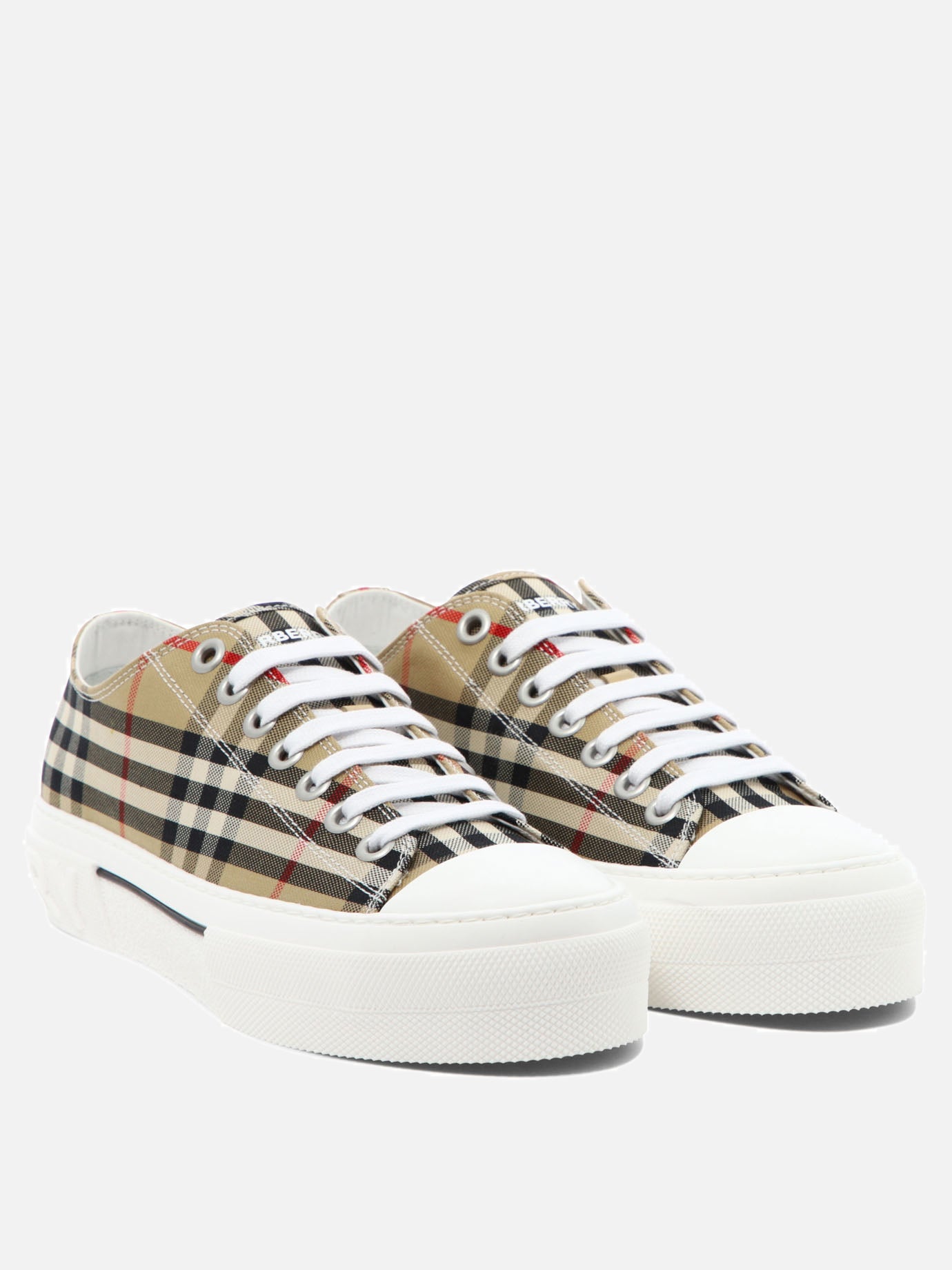 Low top sneakers 100% cotton - 100% rubber  Beige - Burberry Men | PDP | VIETTI Online Store | thumbnail_2