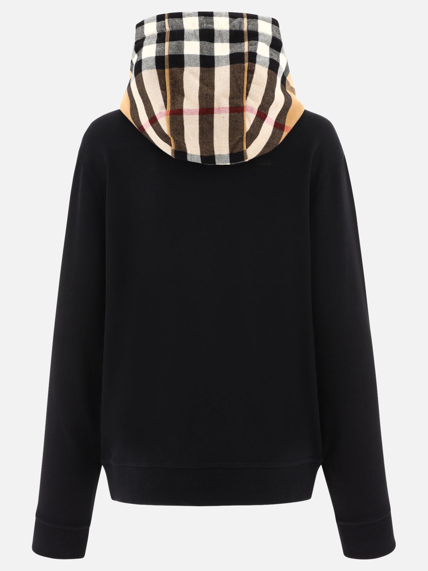 Full zip sweatshirts 100% cotton  Black - Burberry Women | PDP | VIETTI Online Store | thumbnail_2