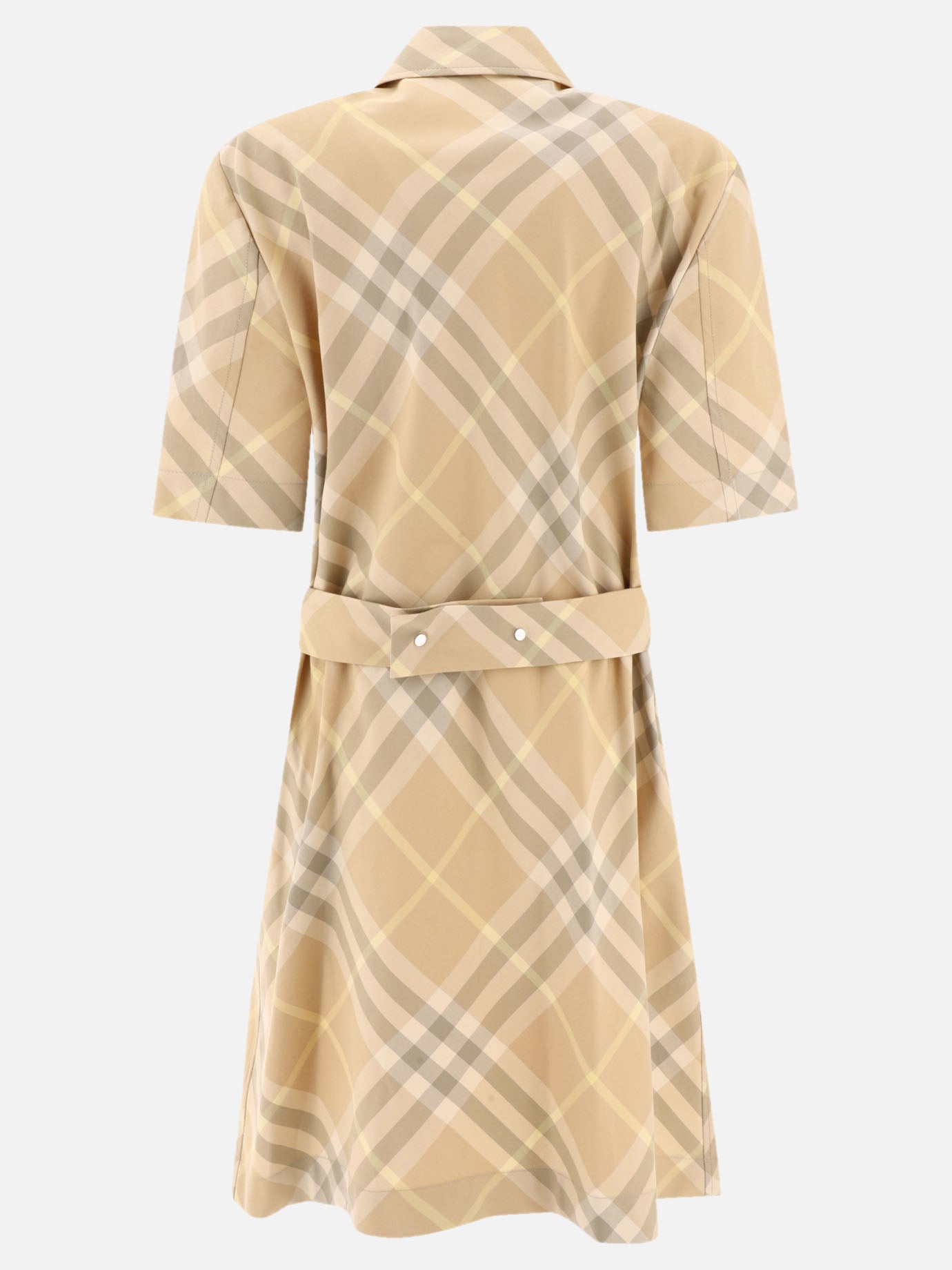 Mini dresses 100% cotton  Beige - Burberry Women | PDP | VIETTI Online Store | Zoom-Modal_2

