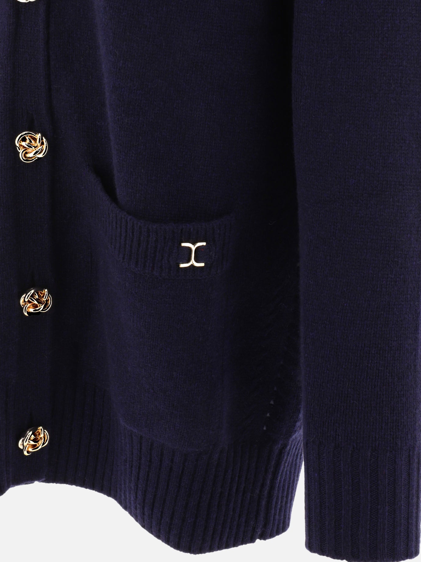 Cardigans 96% cashmere 4% wool  Blue - Chloé Women | PDP | VIETTI Online Store | thumbnail_4