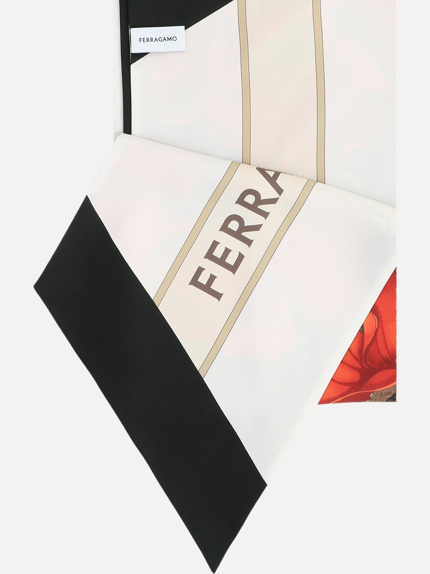 Silk scarves 0771395  Red - Ferragamo Women | PDP | VIETTI Online Store | Zoom-Modal_2
