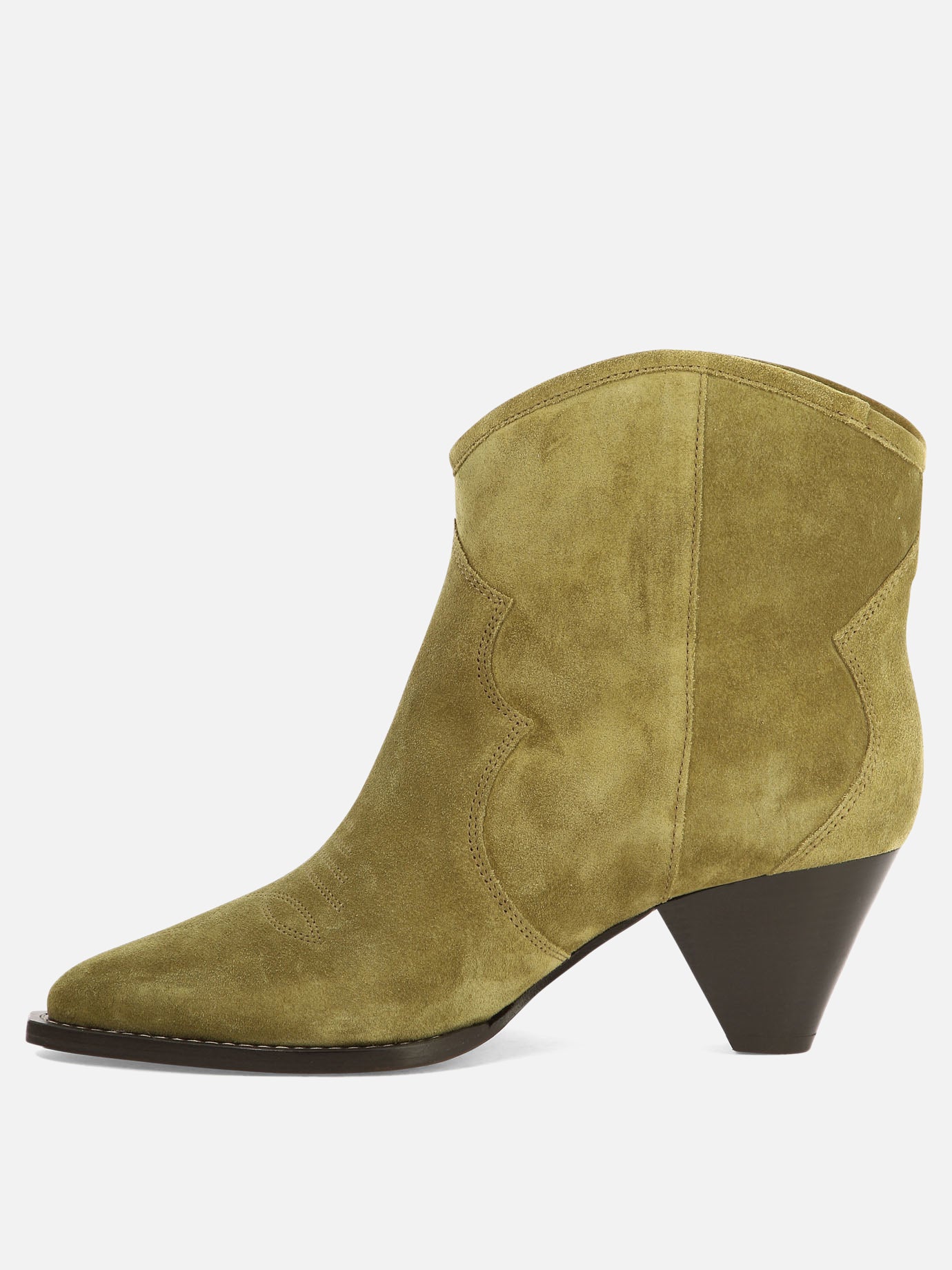 Cowboy 100% suede - 100% rubber  Beige - Isabel Marant Women | PDP | VIETTI Online Store | thumbnail_3
