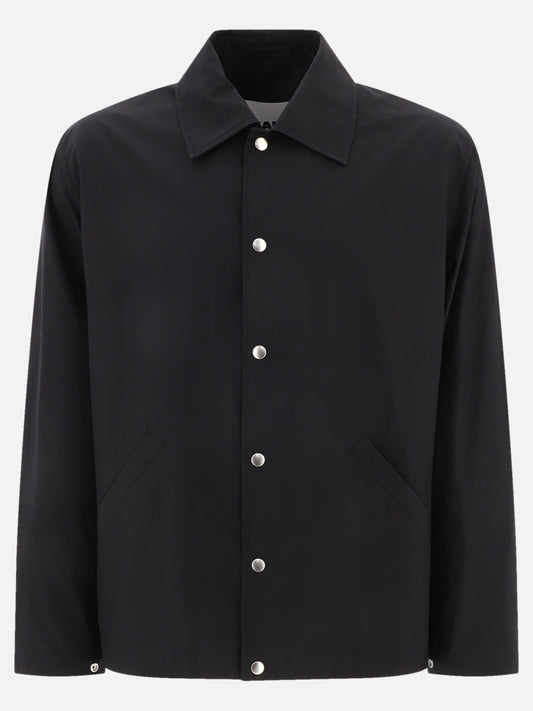 Overshirt jackets 100% cotton  Black - Jil Sander Men | PLP | VIETTI Online Store 
