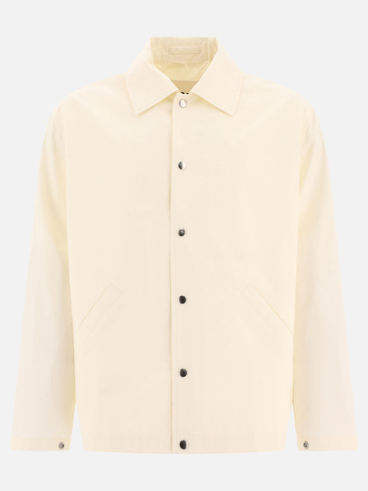Overshirt jackets 100% cotton  White - Jil Sander Men | PLP | VIETTI Online Store 
