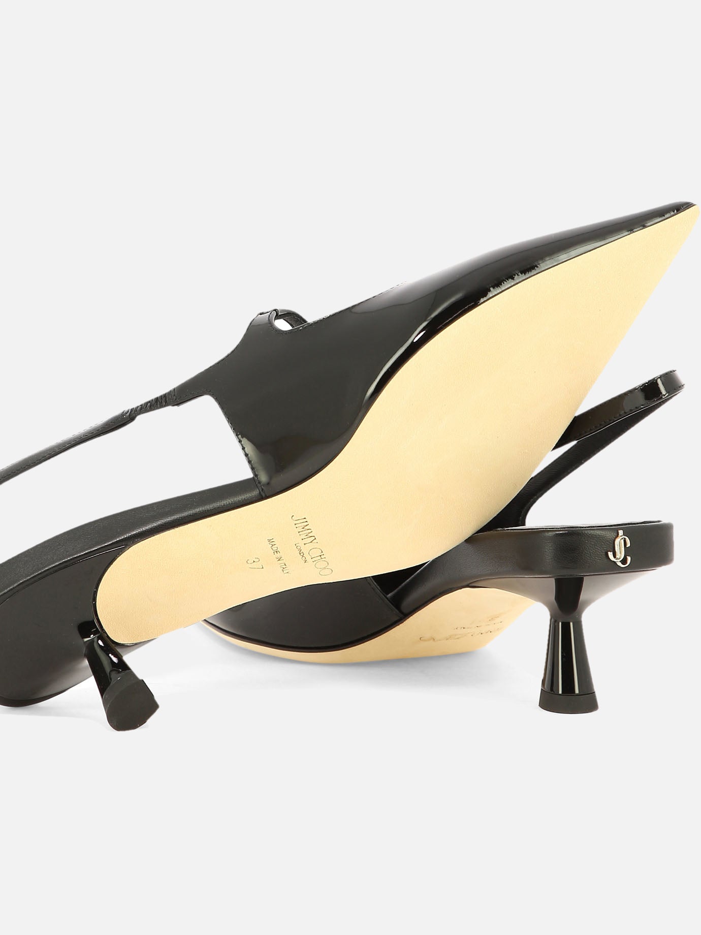 Slingbacks 100% patent leather - 100% leather  Black - Jimmy Choo Women | PDP | VIETTI Online Store | thumbnail_5