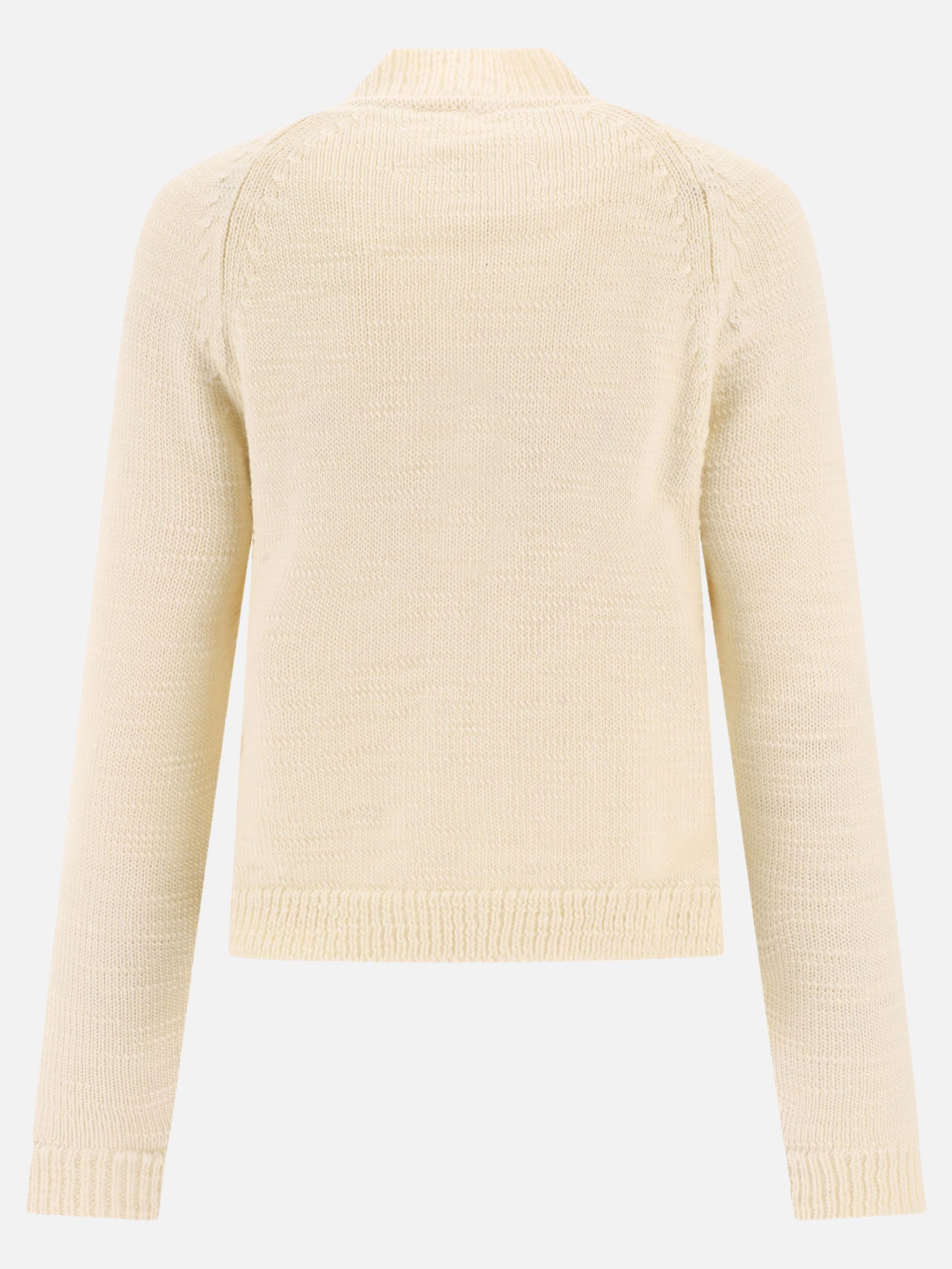 Zipped sweaters 100% wool  White - Maison Margiela Women | PDP | VIETTI Online Store | thumbnail_2
