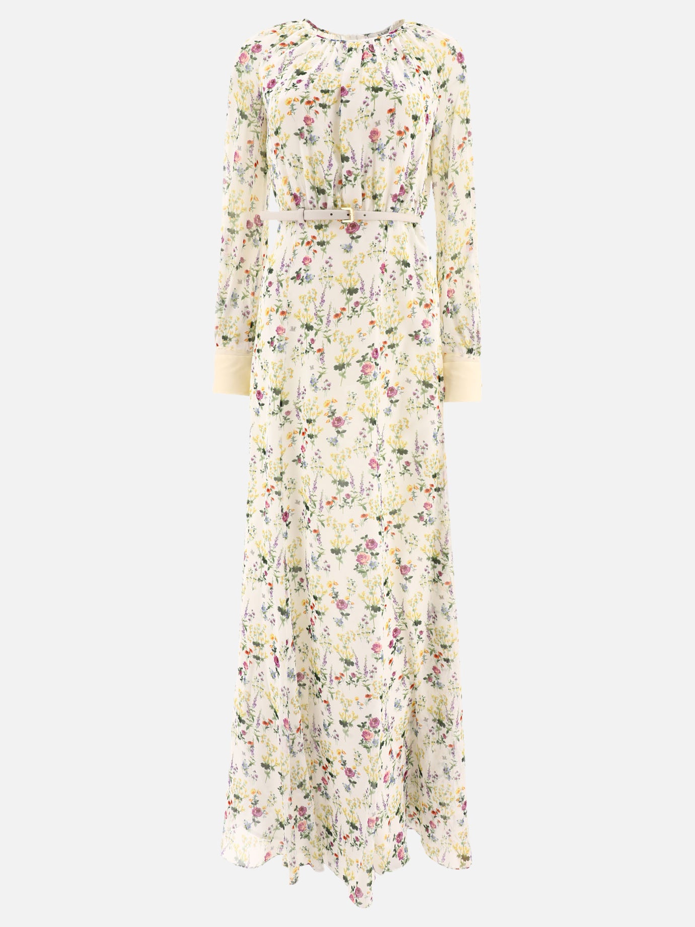 Long dresses 100% silk  White - Max Mara Women | PDP | VIETTI Online Store | thumbnail