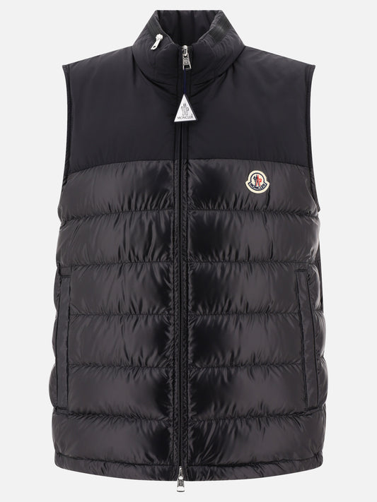 Vest jackets 100% polyester - Padding: down and feathers  Black - Moncler Men | PLP | VIETTI Online Store 
