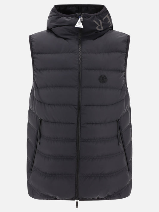 Vest jackets 100% polyester - Padding: down and feathers  Black - Moncler Men | PLP | VIETTI Online Store 
