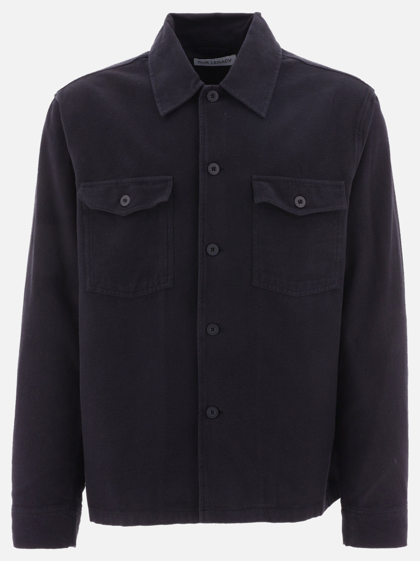 Overshirt jackets 100% cotton  Black - Our Legacy Men | PDP | VIETTI Online Store | Zoom-Modal
