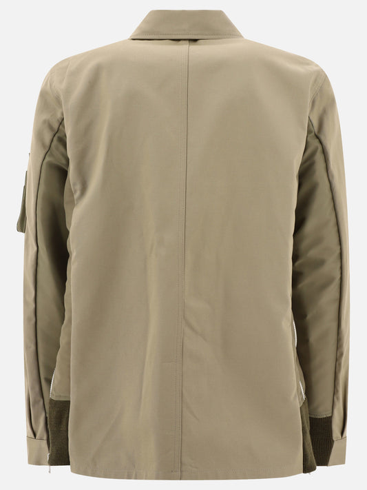 Overshirt jackets 100% cotton  Beige - Sacai Men | PLP | VIETTI Online Store | 2
