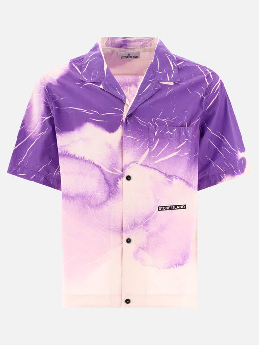Stone Island Tie-dye print shirt 11465006_M Purple 1