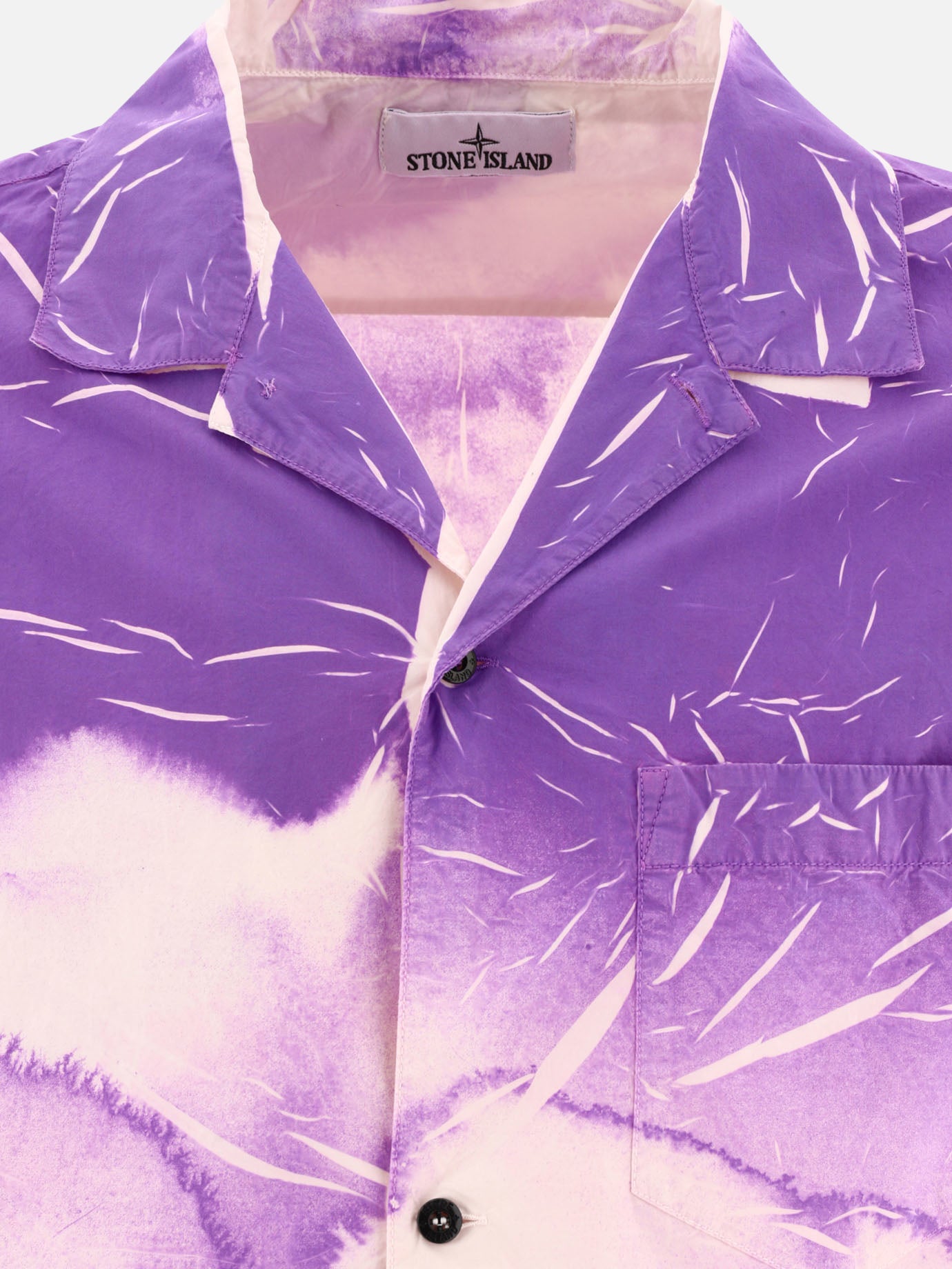 Stone Island Camicia con stampa Tie-dye 11465006_M Purple thumbnail_3