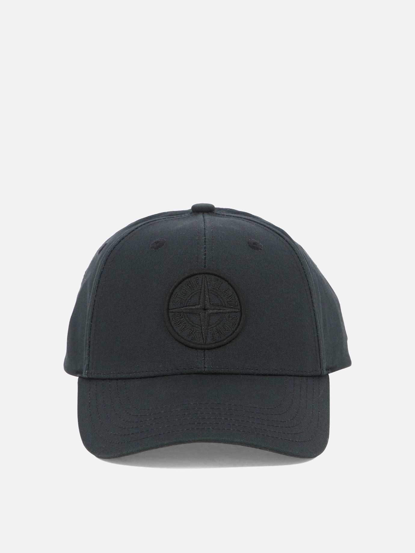Baseball caps 100% cotton  Black - Stone Island Men | PDP | VIETTI Online Store | thumbnail