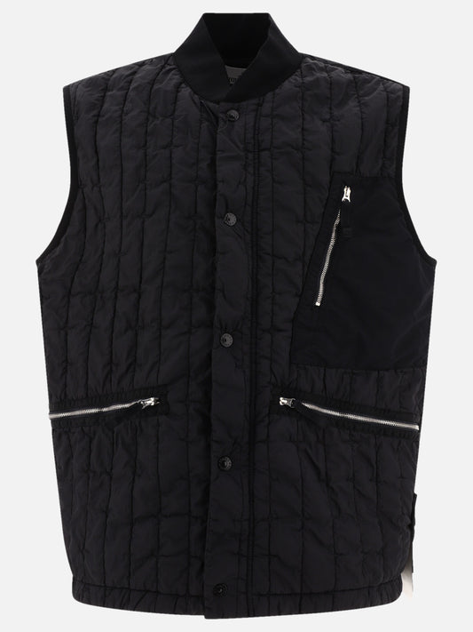 Vest jackets 100% polyamide - Padding: polyester  Black - Stone Island Men | PLP | VIETTI Online Store 
