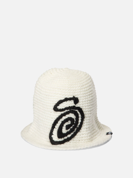 Stüssy "Swirly S" cap White