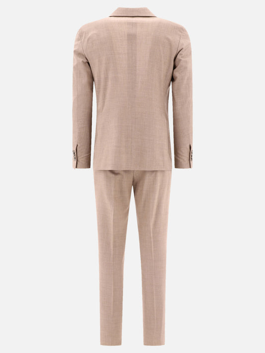 Tagliatore Single-breasted wool suit 15127032_48 Beige 2