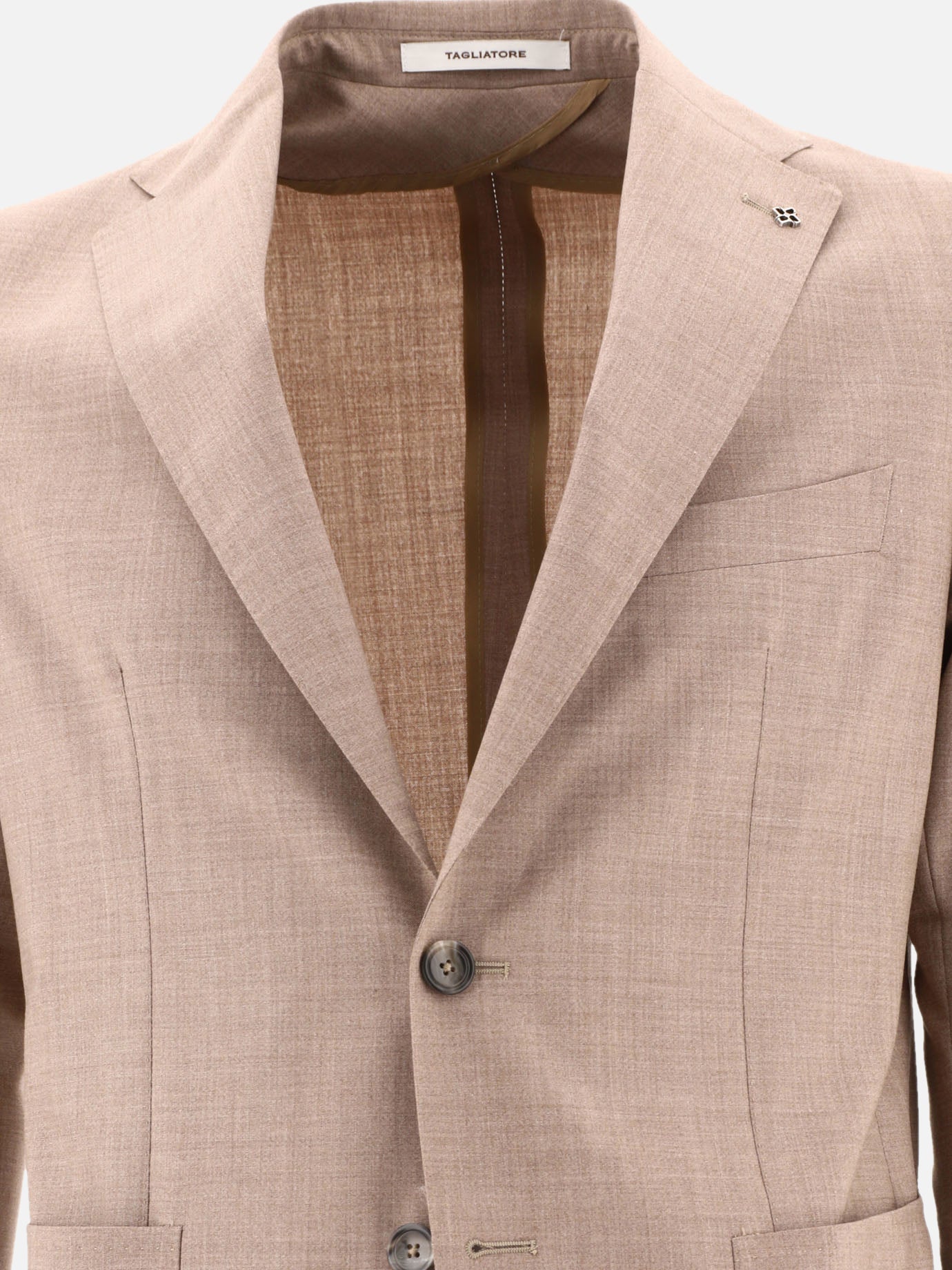 Tagliatore Abito monopetto in lana 15127032_48 Beige thumbnail_3