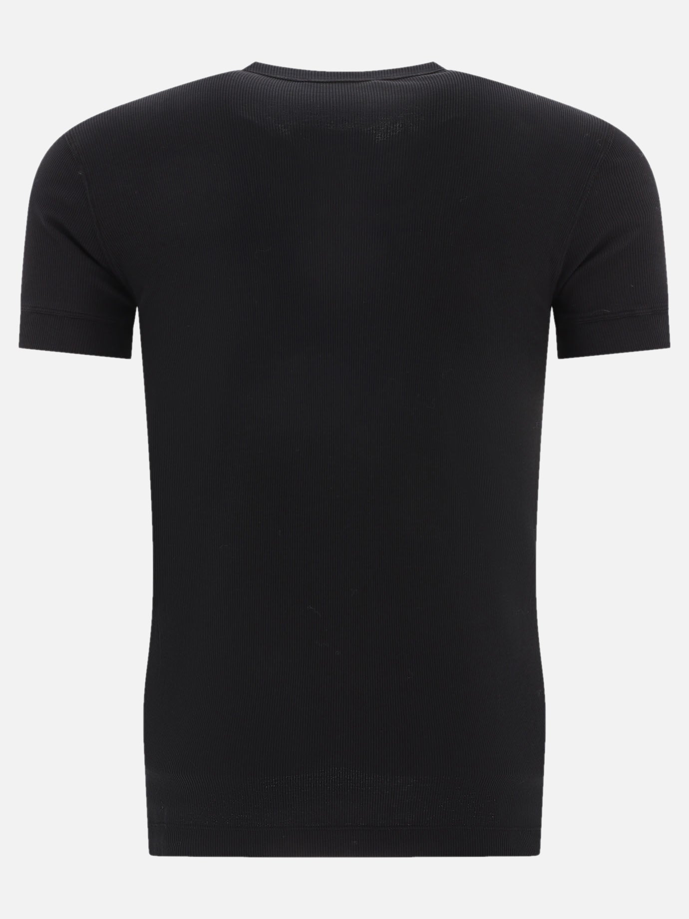 Henley t-shirts 64% lyocell 32% cotton 4% elastane  Black - Tom Ford Men | PDP | VIETTI Online Store | thumbnail_2