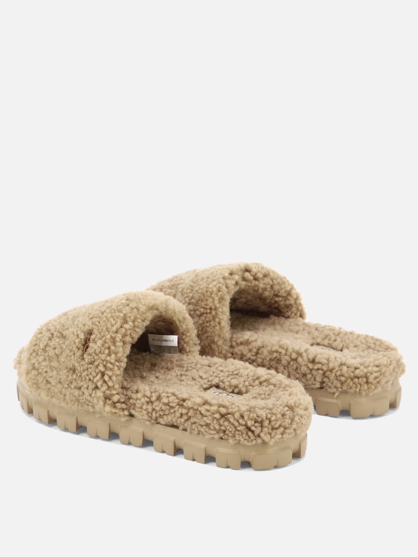 Flat sandals 100% shearling - 100% EVA  Beige - Ugg Women | PDP | VIETTI Online Store | thumbnail_4