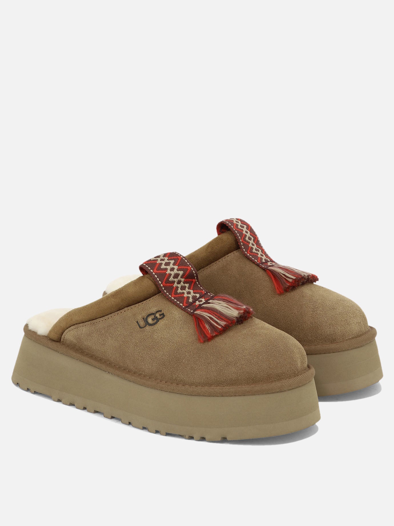Slippers 100% suede - 100% rubber  Beige - Ugg Women | PDP | VIETTI Online Store | thumbnail_2