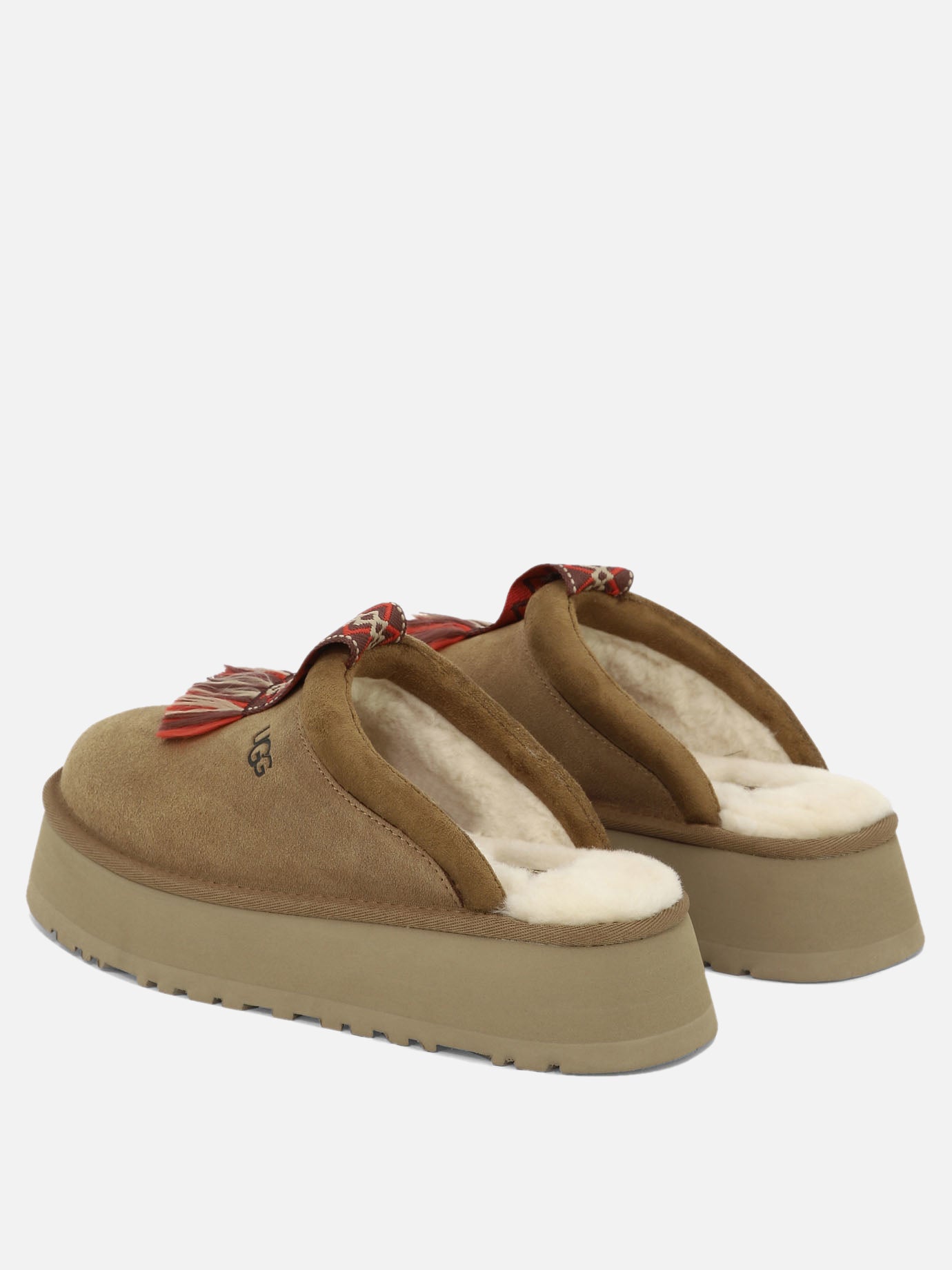 Slippers 100% suede - 100% rubber  Beige - Ugg Women | PDP | VIETTI Online Store | thumbnail_4