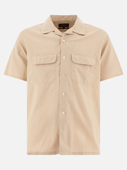 Beams Plus Shirt with pockets Beige