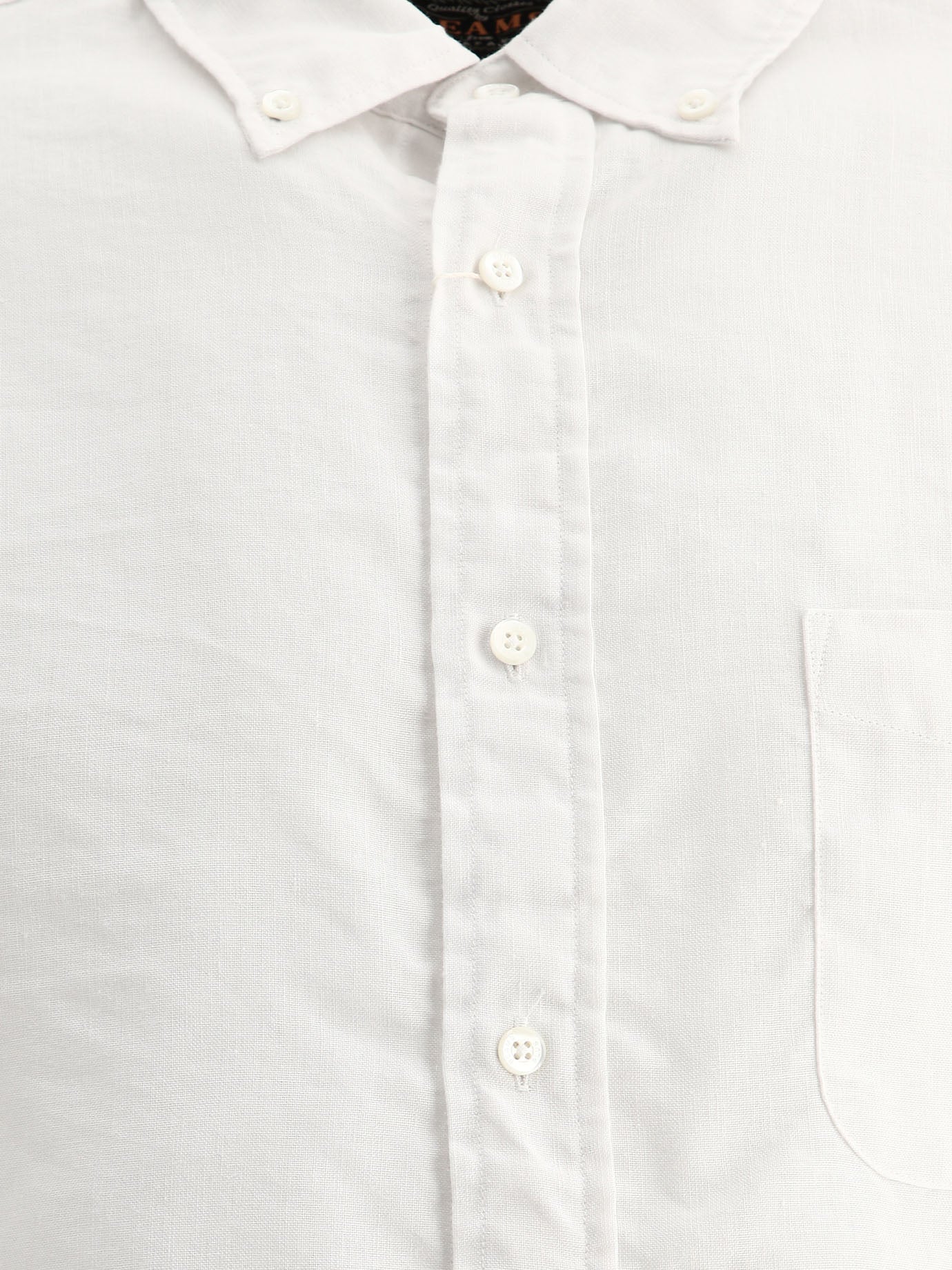 Linen shirt with chest pocket