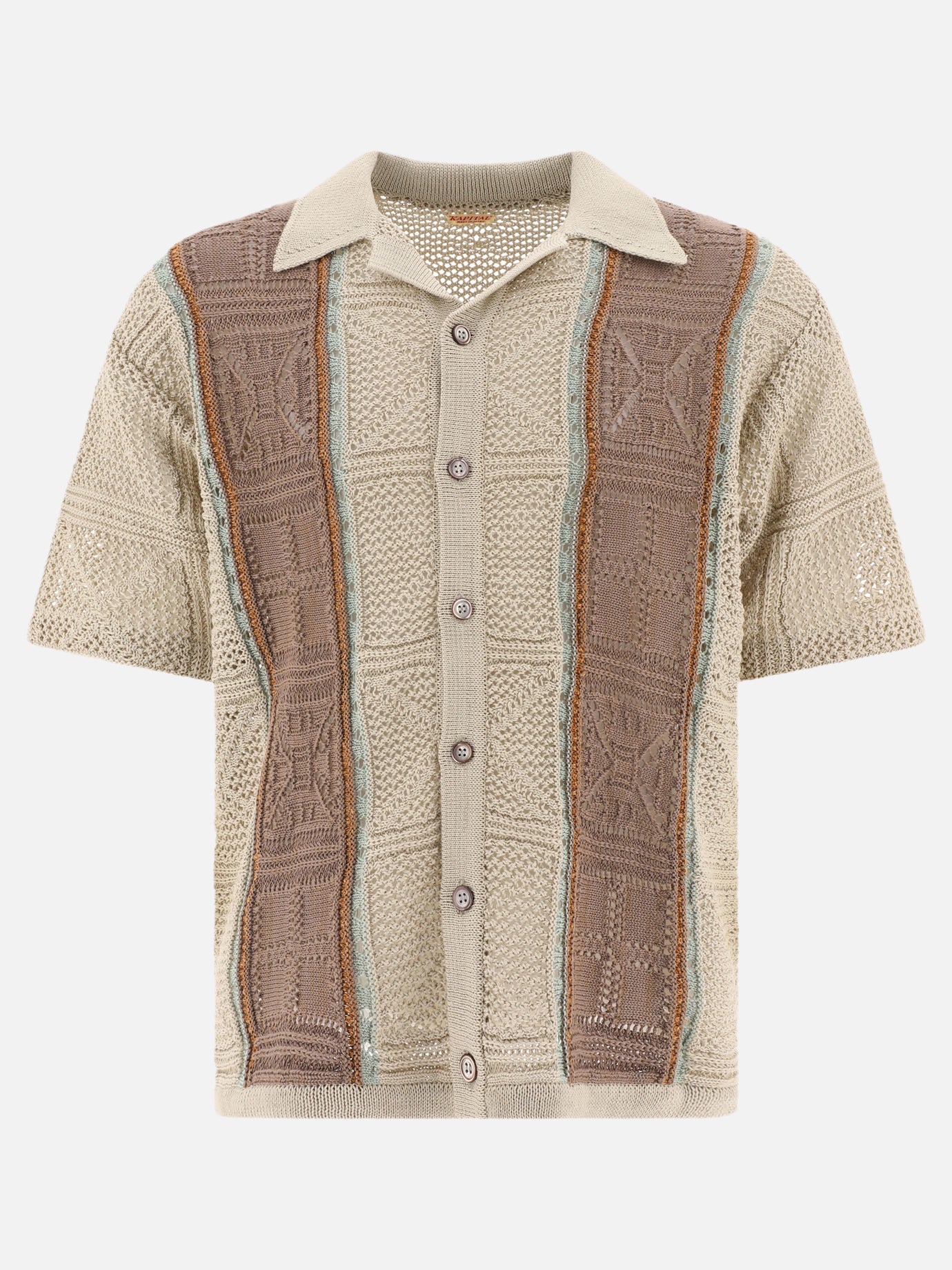 Camicia "7G Crochet Knit Tennessee Aloha Polo"