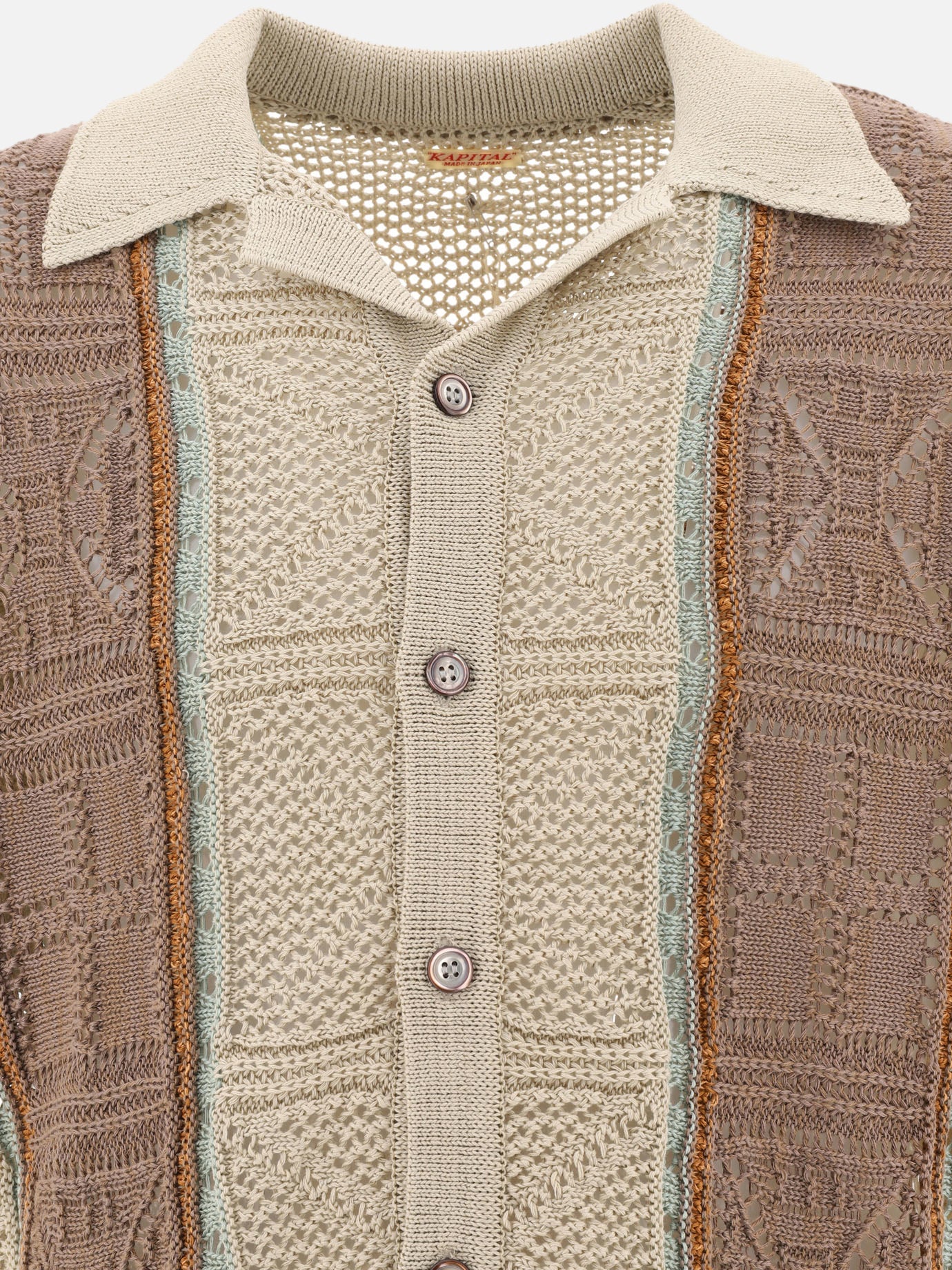 Camicia "7G Crochet Knit Tennessee Aloha Polo"