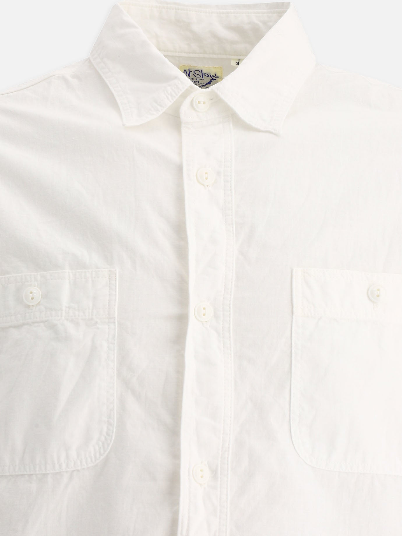 OrSlow Shirt with chest pockets White